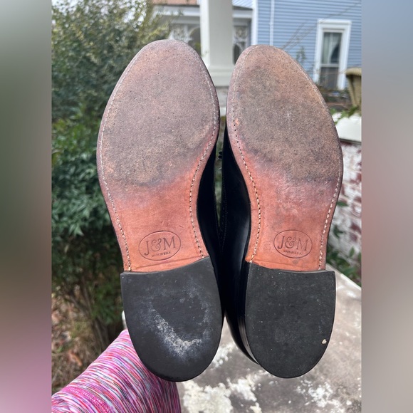 Frank Brothers Slip-On Black Leather Tassel Loafers Mens Sz 10.5 VTG Made In USA main image 6
